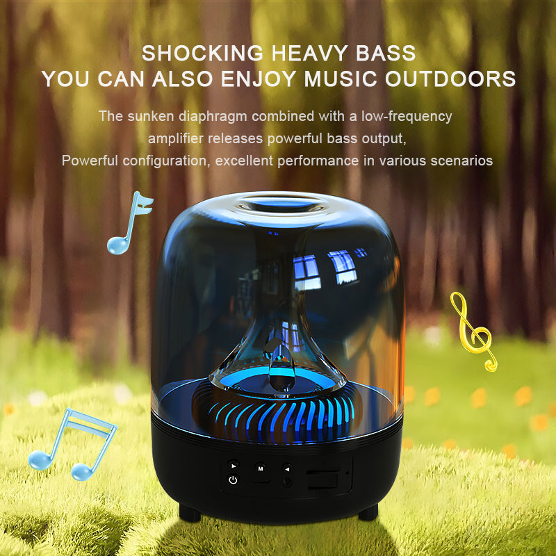 Portable Bluetooth Speaker RGB Surround Bass | Simpledeals
