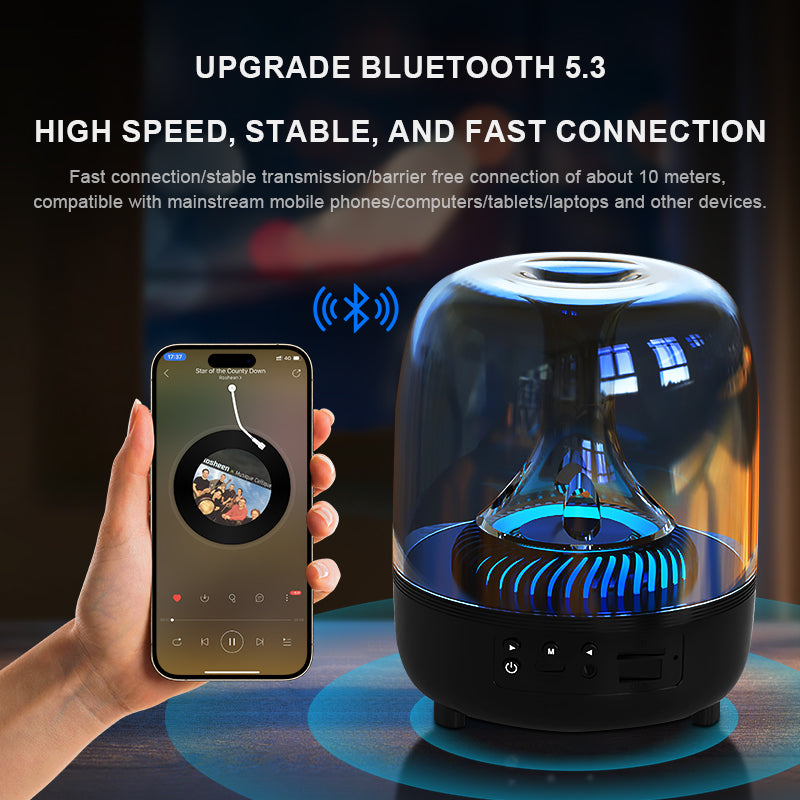 Portable Bluetooth Speaker RGB Surround Bass | Simpledeals