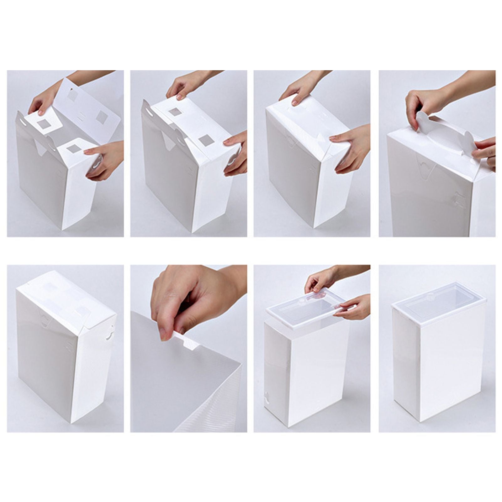 Shoe Storage Box Large White 33x23x13cm