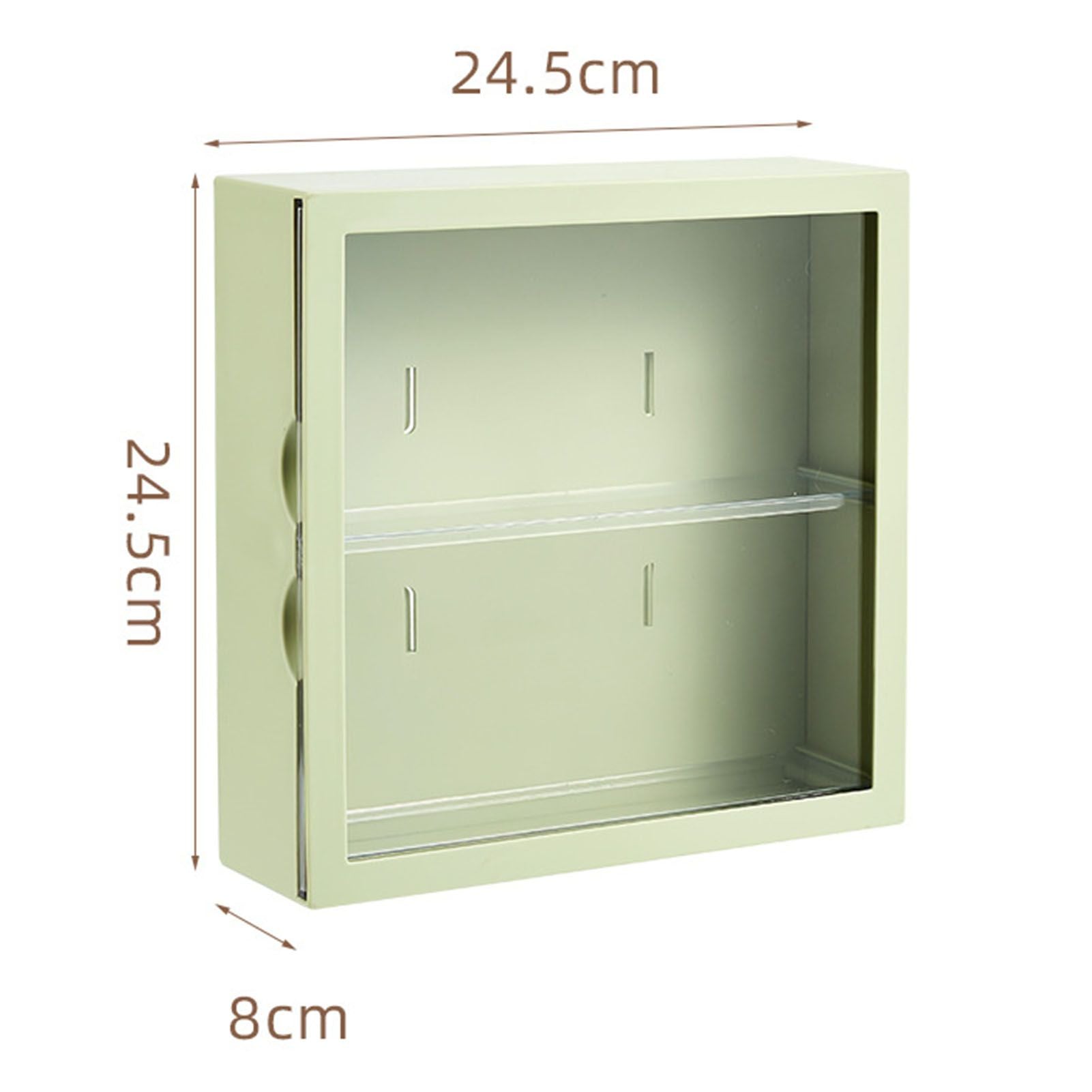 Wall Display Case Green