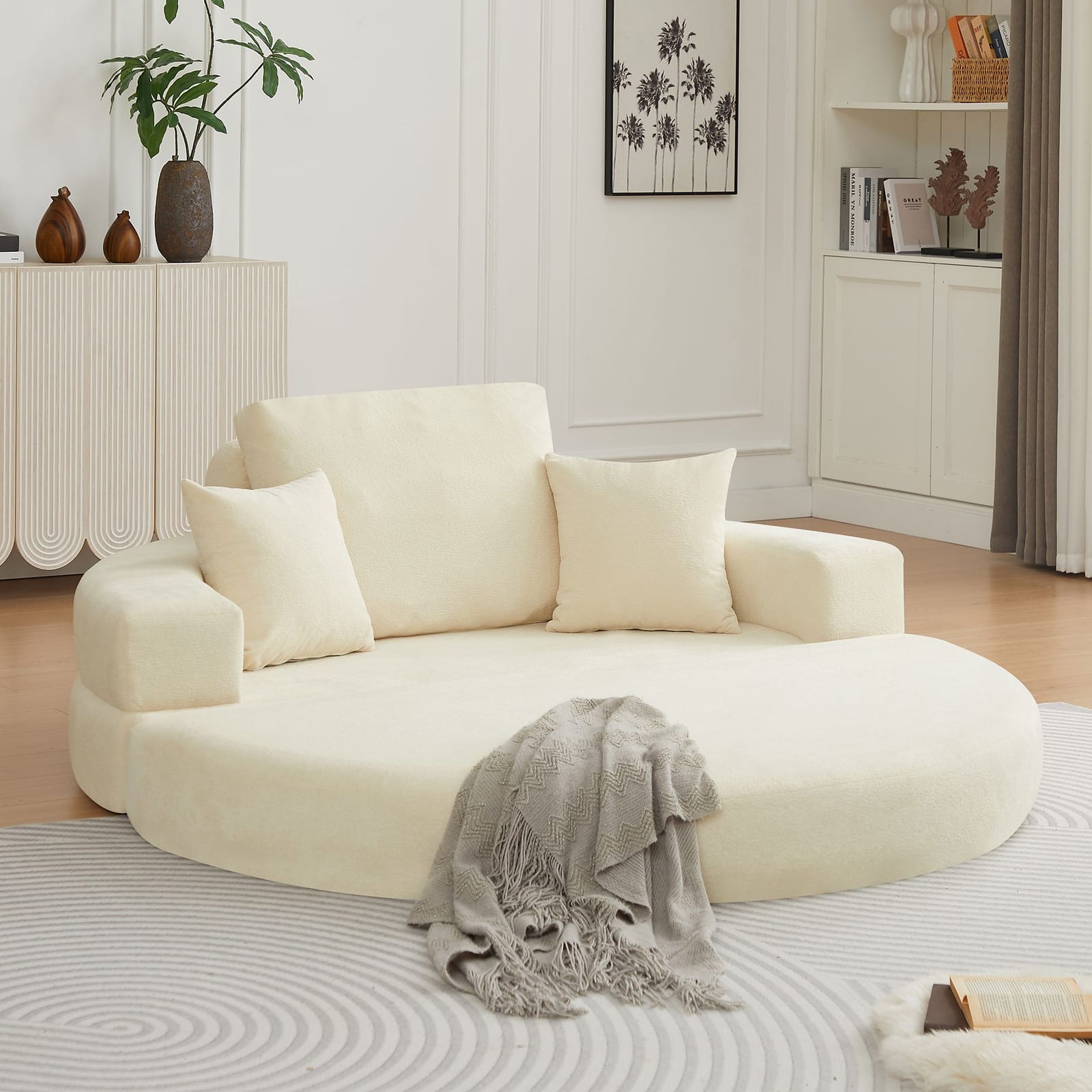 Sofa Bed Velvet Round