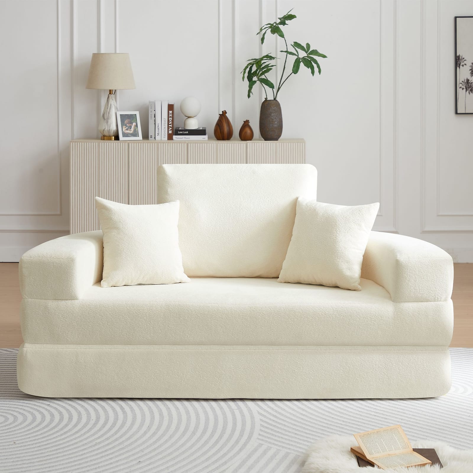 Sofa Bed Velvet Round