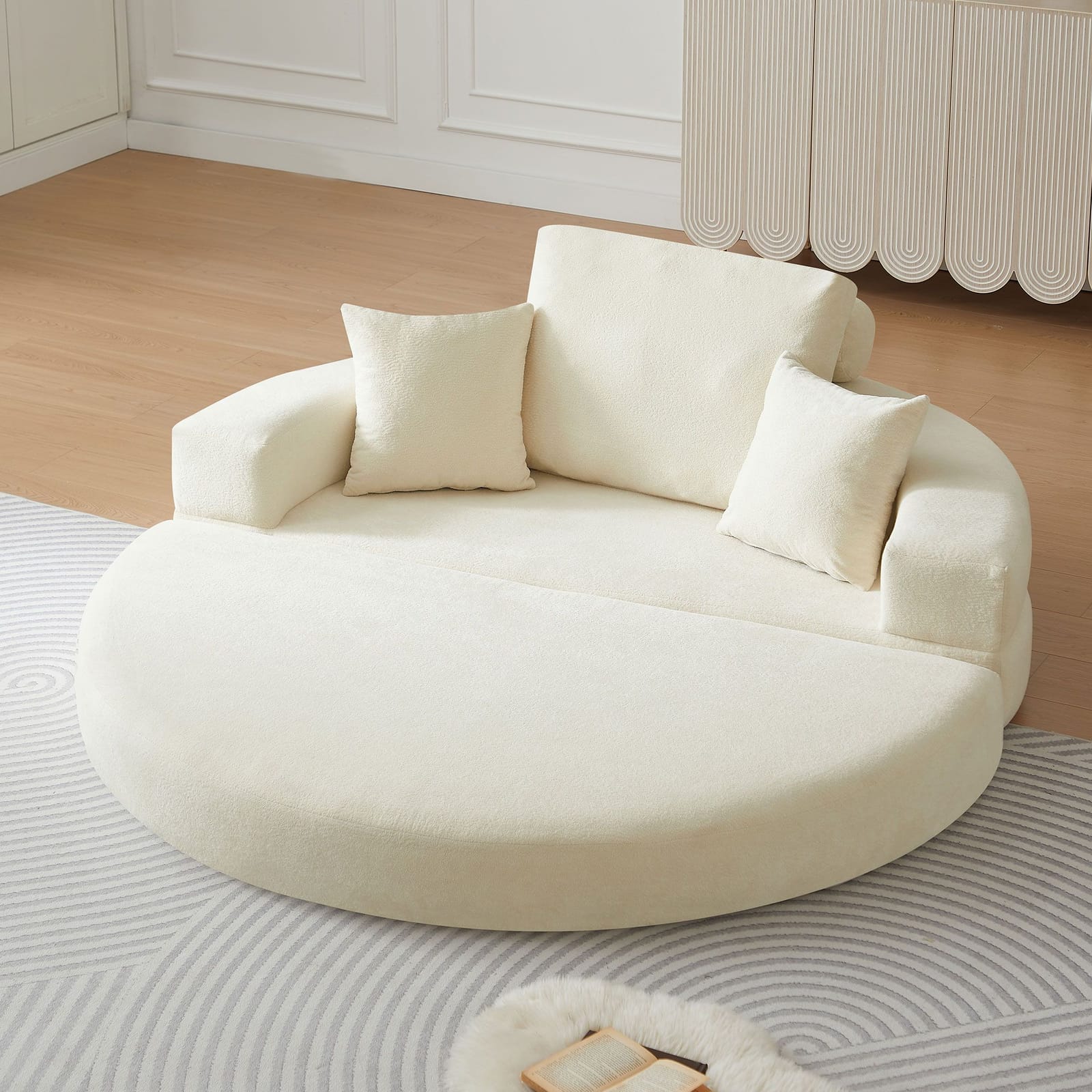 Sofa Bed Velvet Round
