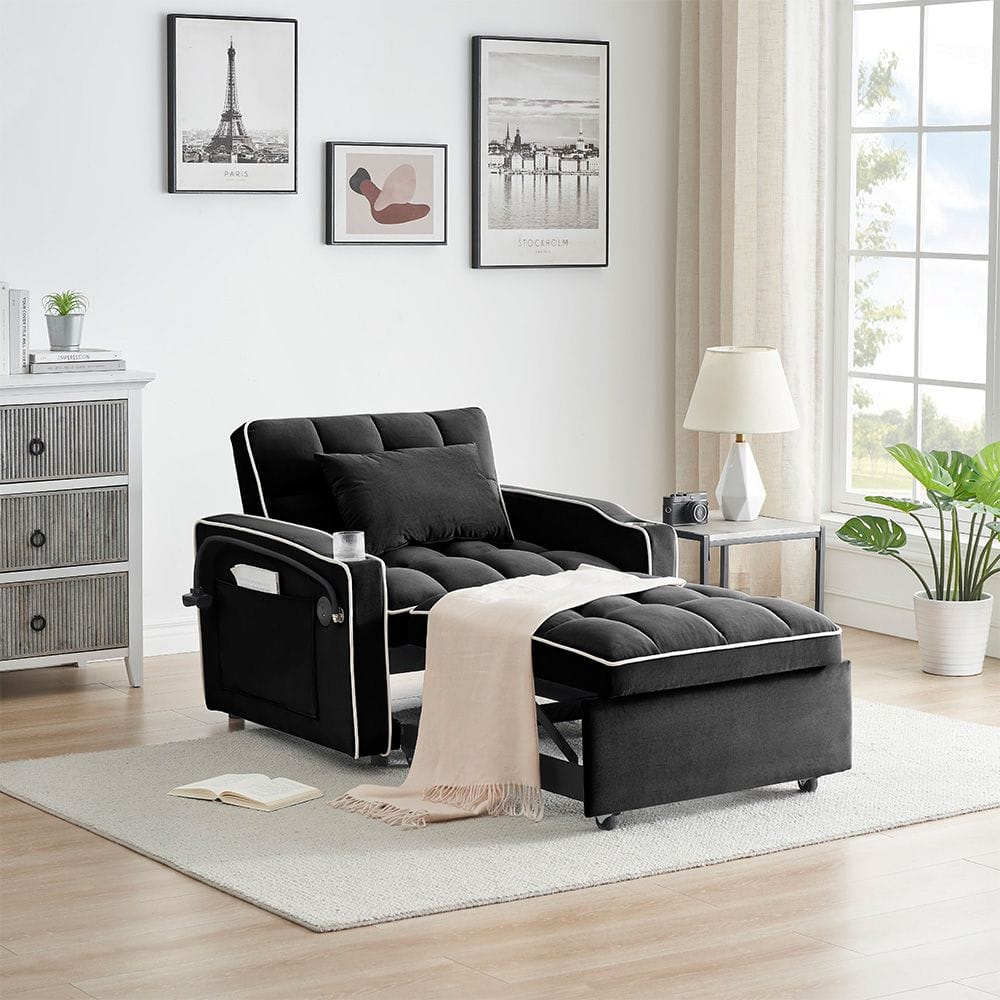 Single Sofa Bed With USB