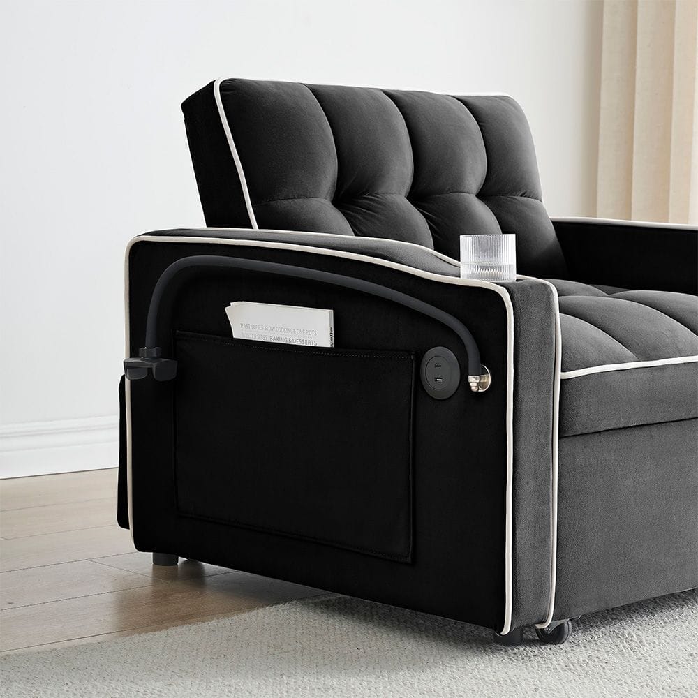 Single Sofa Bed With USB
