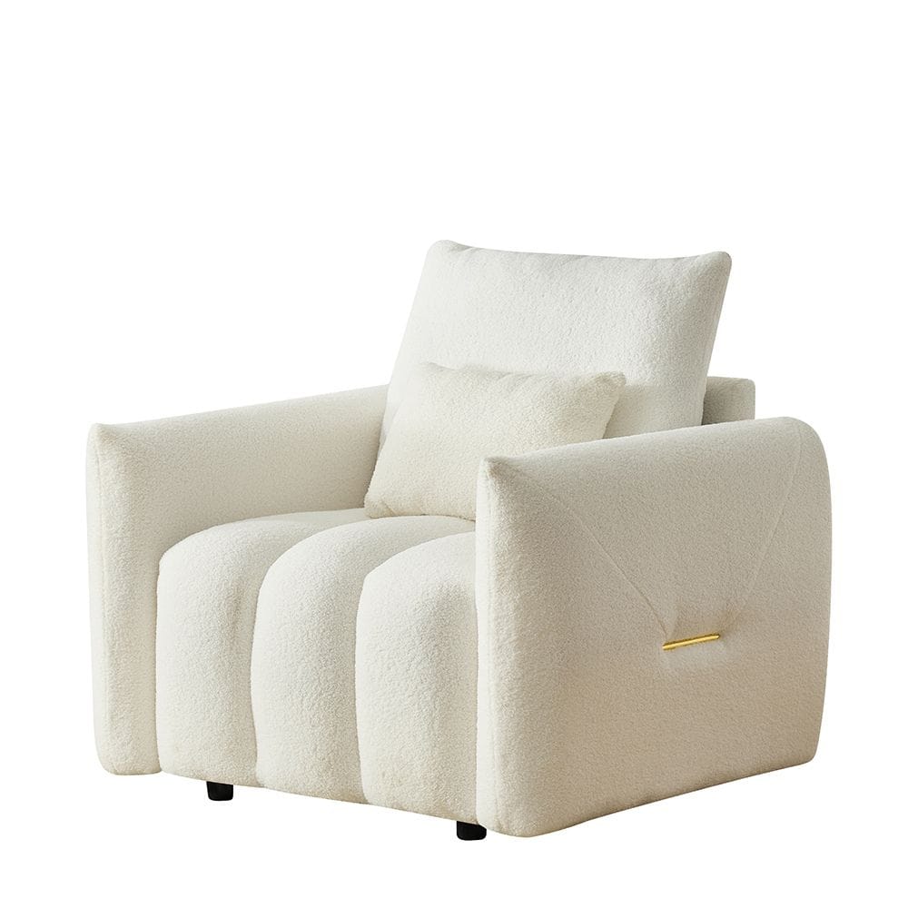 Modern Sofa Black Velvet