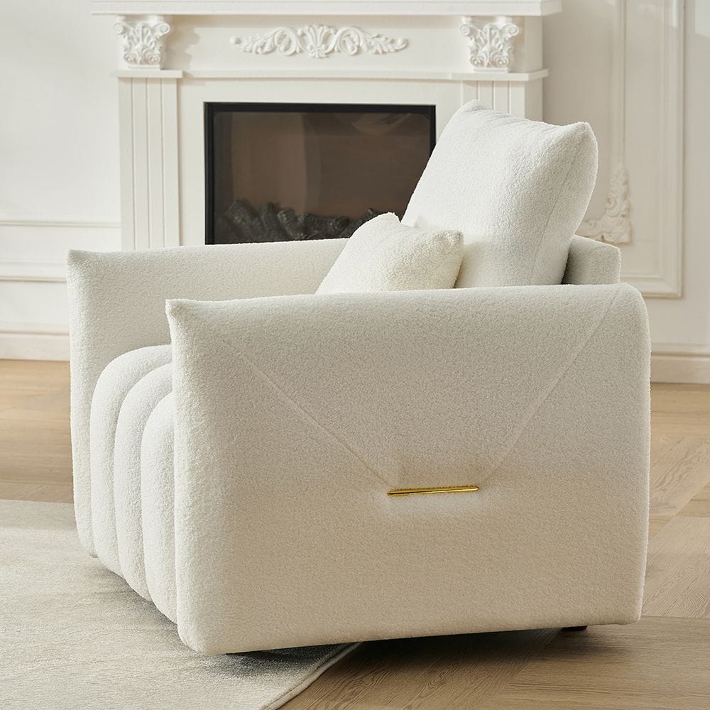 Modern Sofa Black Velvet