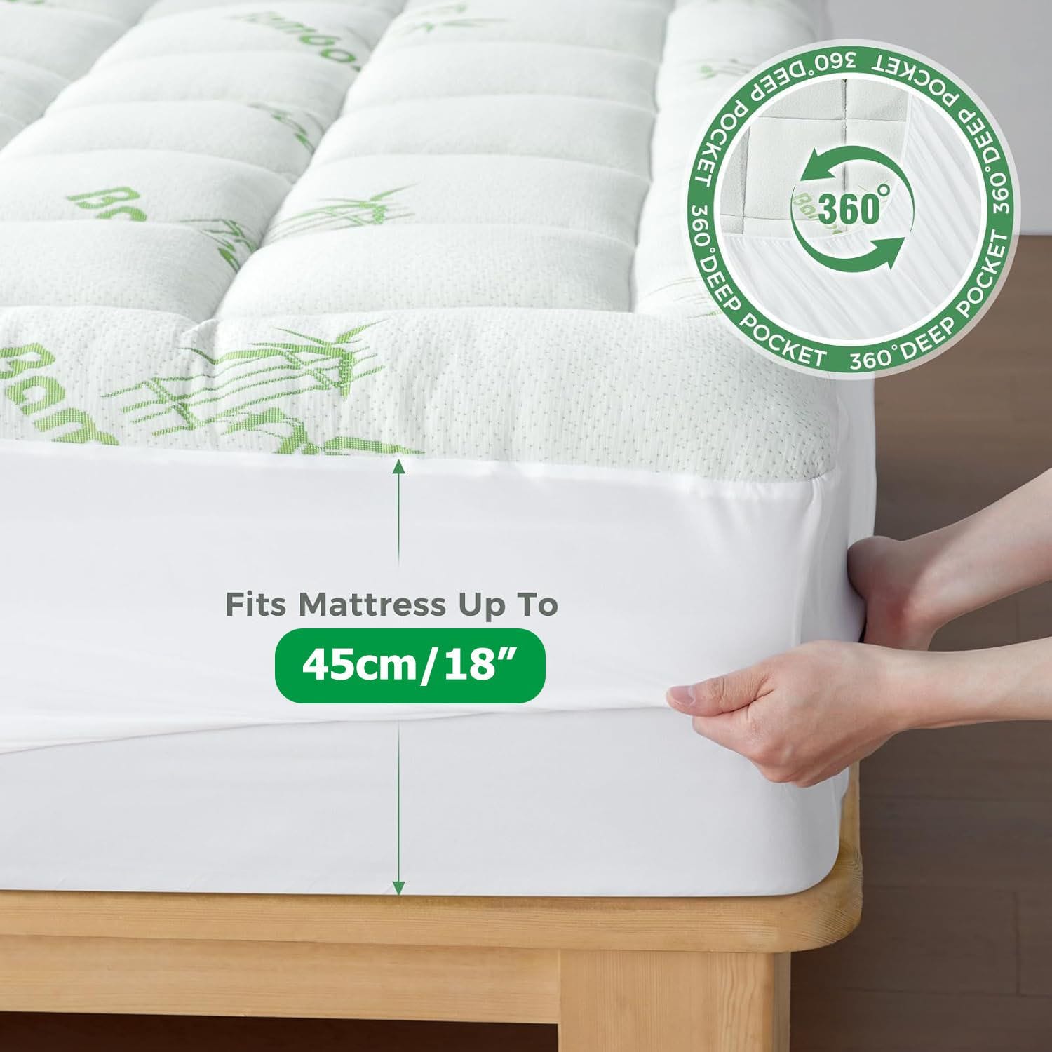 Green mattress 182x203cm, view 7