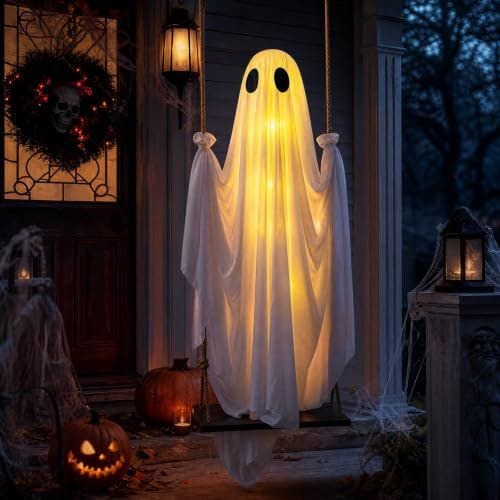 Halloween Ghost Decoration White double
