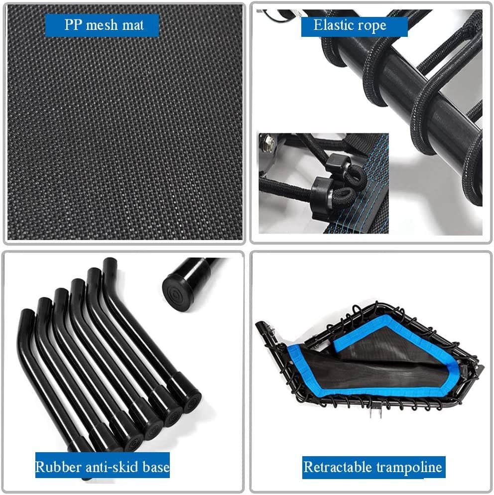 Mini Trampoline With Adjustable Bar