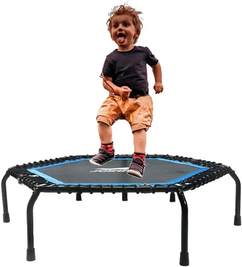 Mini Trampoline With Adjustable Bar
