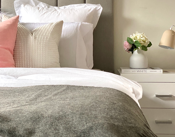 Grey colour - Brighton Throw - 100% Nz Wool - Grey