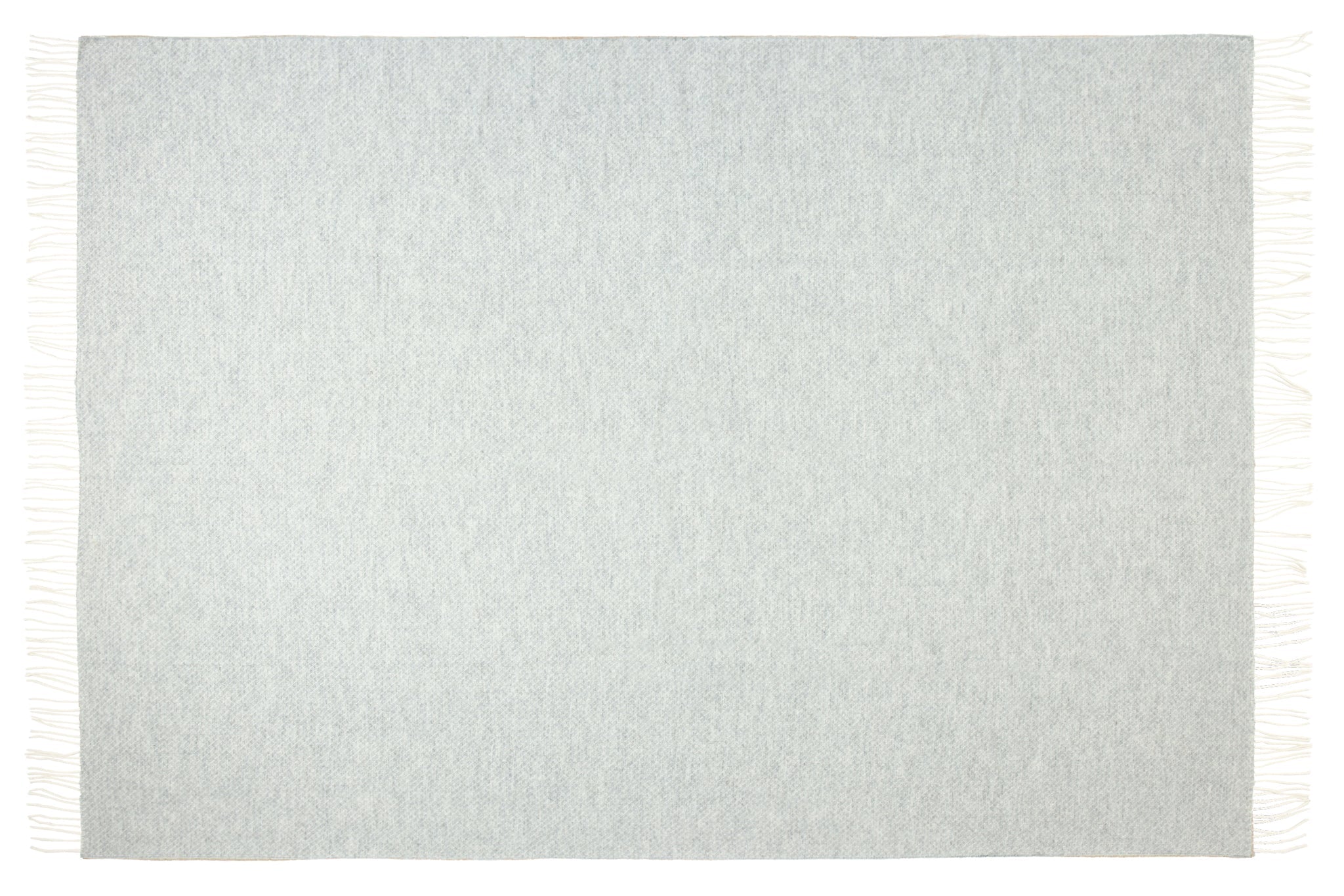 Blankets & Throws - Chiswick Throw - Merino Wool/Cashmere - Light Grey
