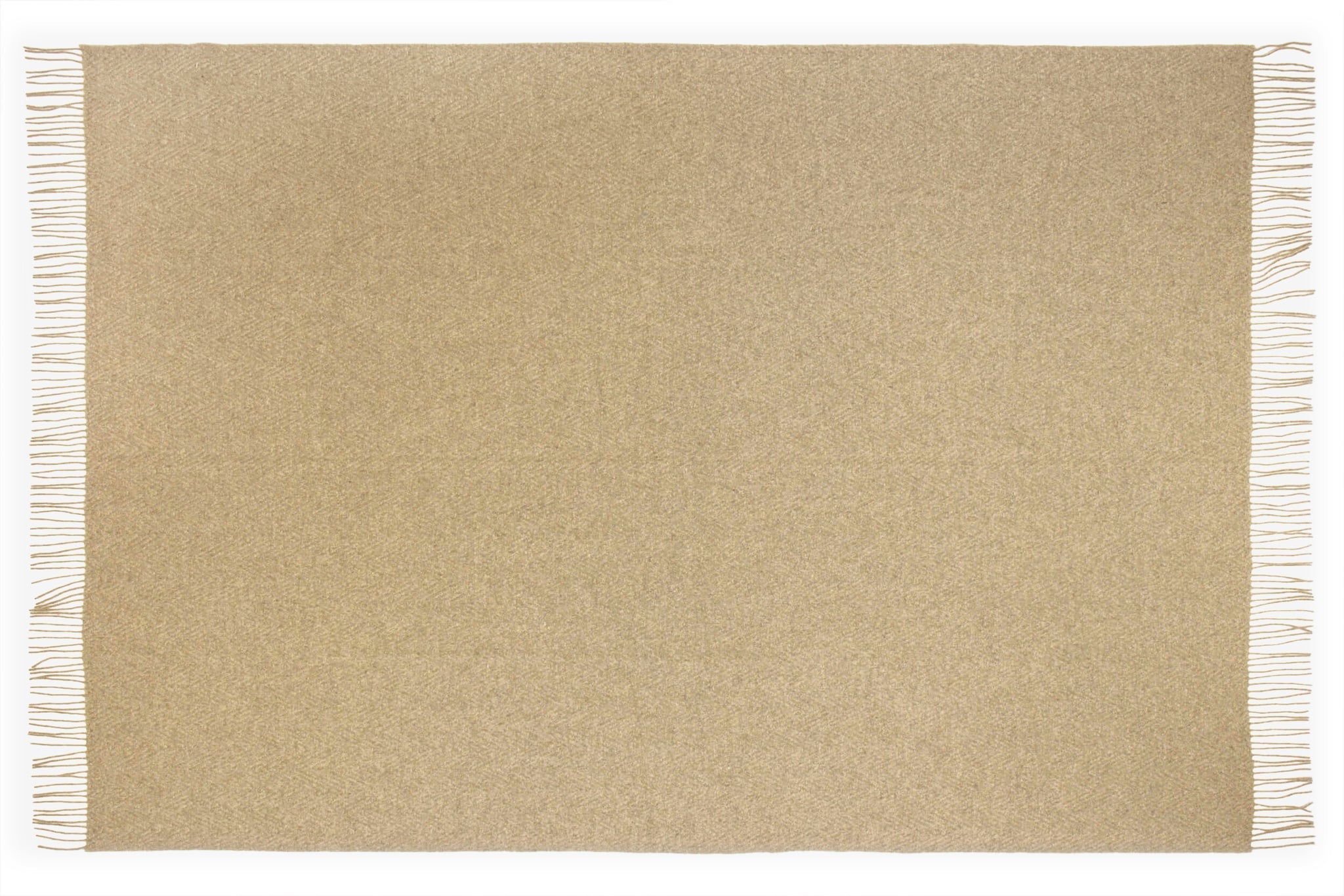 Hampton Throw - Merino Wool Blend - Camel/Ochre | Arm Chairs & Recliners