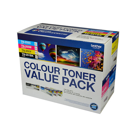 BROTHER TN25x Clear Value 4 Pack