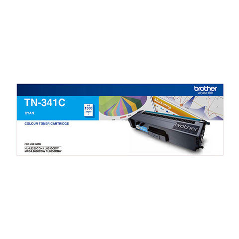 Tn-341C Colour Laser Toner - Standard Cyan- 1500 Pages