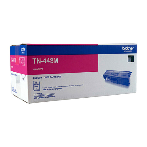 Tn-443M Colour Laser Toner - High Yield Magenta 4,000 Pages