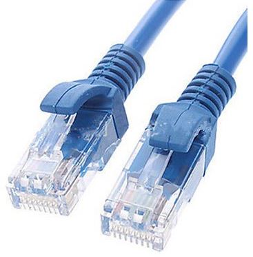 Cat5E 1M Blue Rj45 Ethernet Patch Cord - Cable Color Premium Network