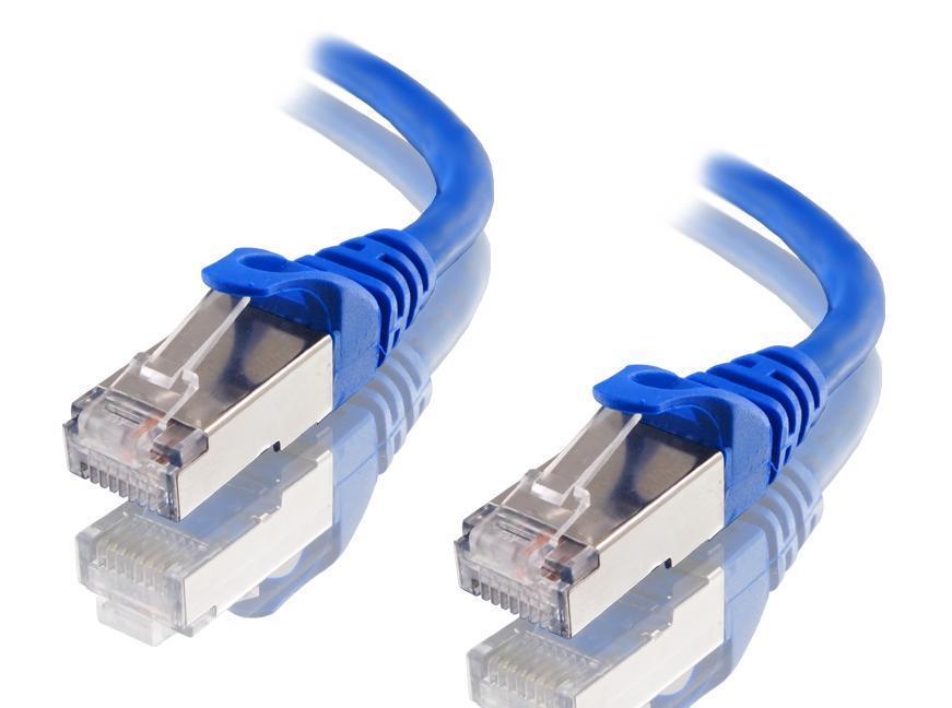 Cat6A 50Cm Blue 10Gbe Rj45 Patch Lead - Shielded Ethernet Cable Color