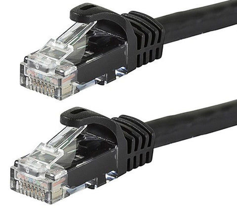 Cat6 Cable 2M - Black Premium Rj45 Ethernet Patch Cord