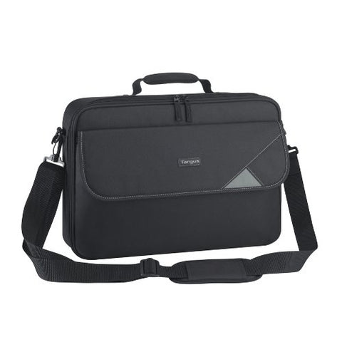 Targus 15.6" Intellect Bag Clamshell Laptop Case with Padded Laptop Compartment - Black