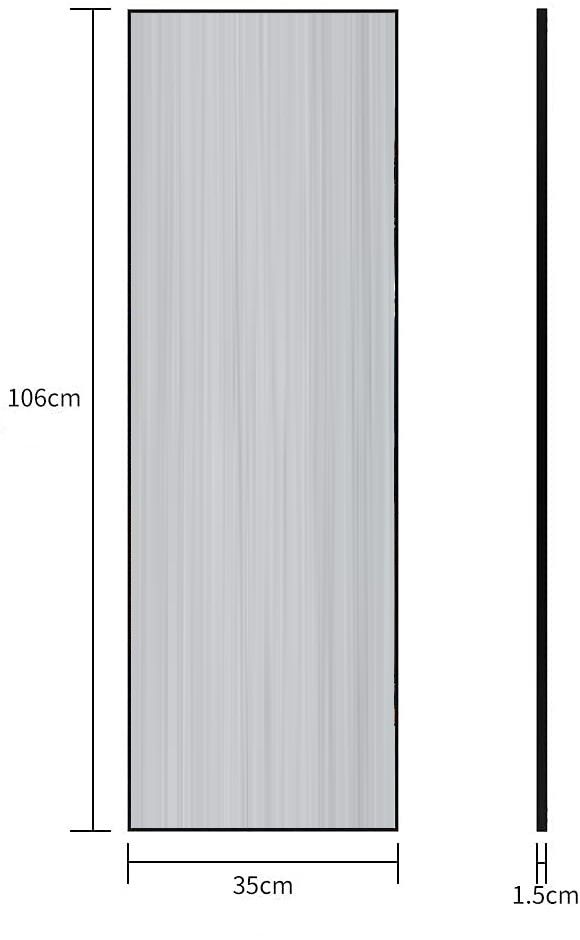 Full-Length Mirror Long Standing For Bedroom And Bathroom (106 X 35 Cm, Black) | Mirrors
