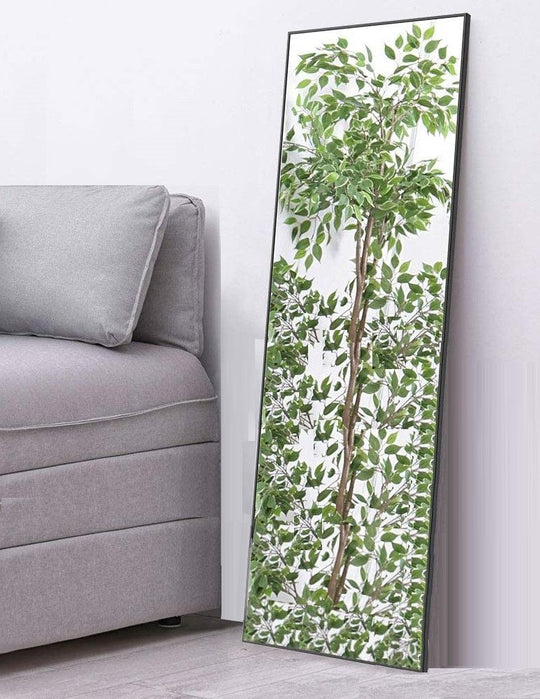Mirrors - Full-Length Mirror Long Standing For Bedroom And Bathroom (106 X 35 Cm, Black)