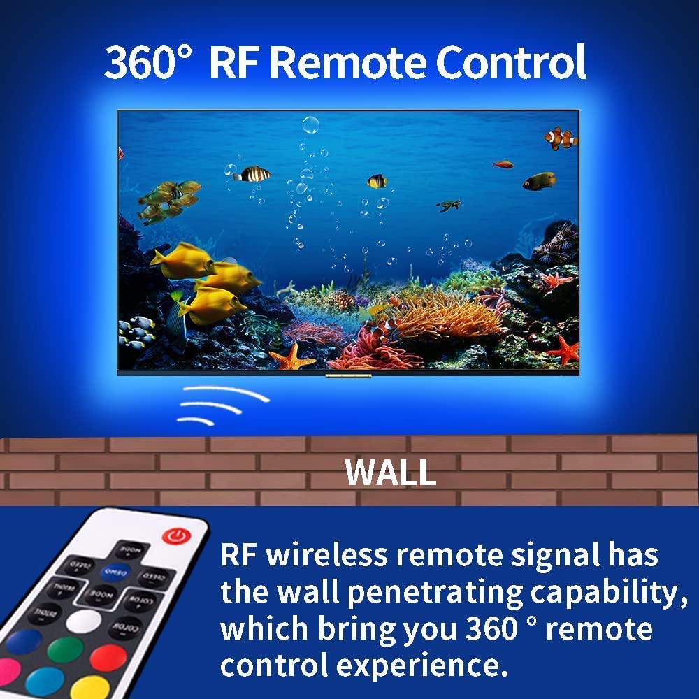 3M Led Strip Lights For Tv, Gaming, And Computer (Lights Strip App With Remote)