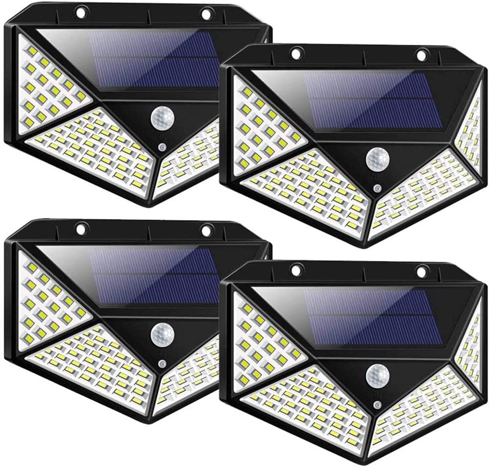 100 Waterproof LED Solar Fairy Light Outdoor with 8 Lighting Modes 4 pack