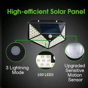 100 Waterproof LED Solar Fairy Light Outdoor with 8 Lighting Modes 4 pack
