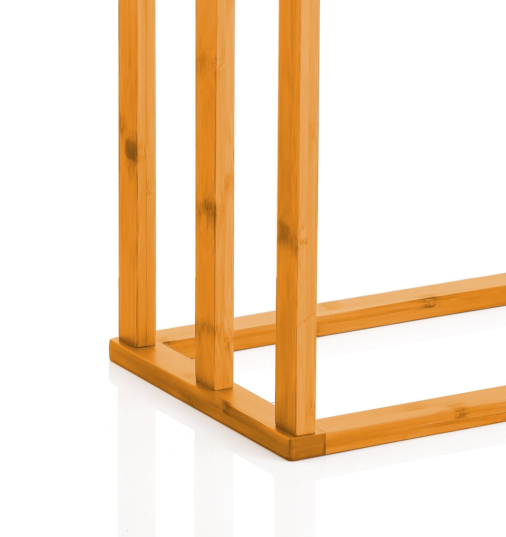 Towel Racks & Holders - Bamboo Towel Bar Holder Rack 3-Tier Freestanding
