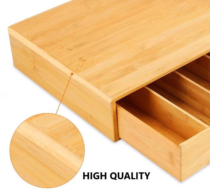 Jewelry Cosmetic - Bamboo K-Cup Coffee Pod Holder For Kitchen Organization