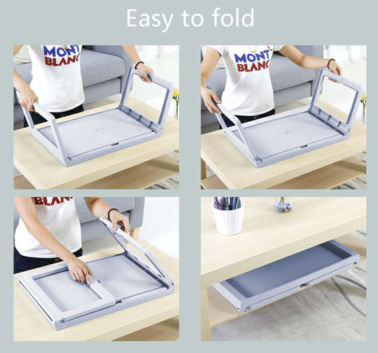 Multifunction Laptop Bed For Home Office (Blue)