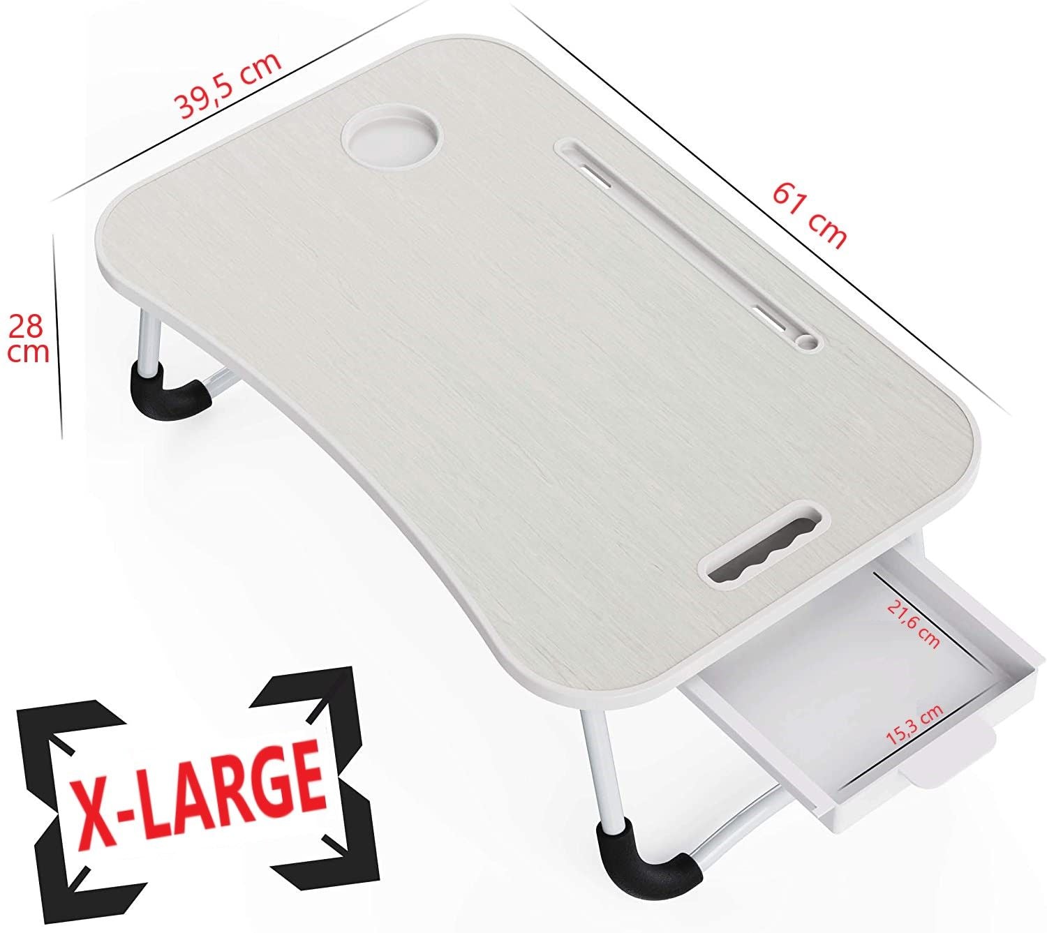 Laptop Bed Desk With Storage And Foldable Legs For Kids, Versatile