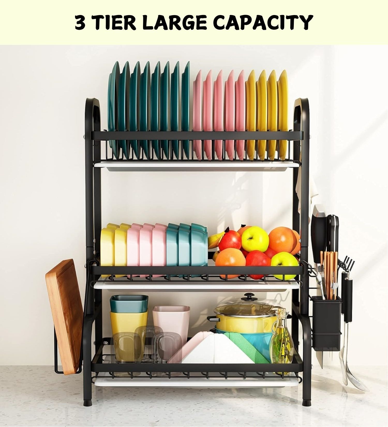 Durable 3-Tier Dish