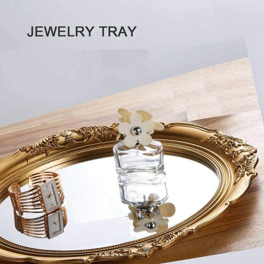 Oval Antique Vintage Hanging Wall Mirror for Bedroom | Mirrors