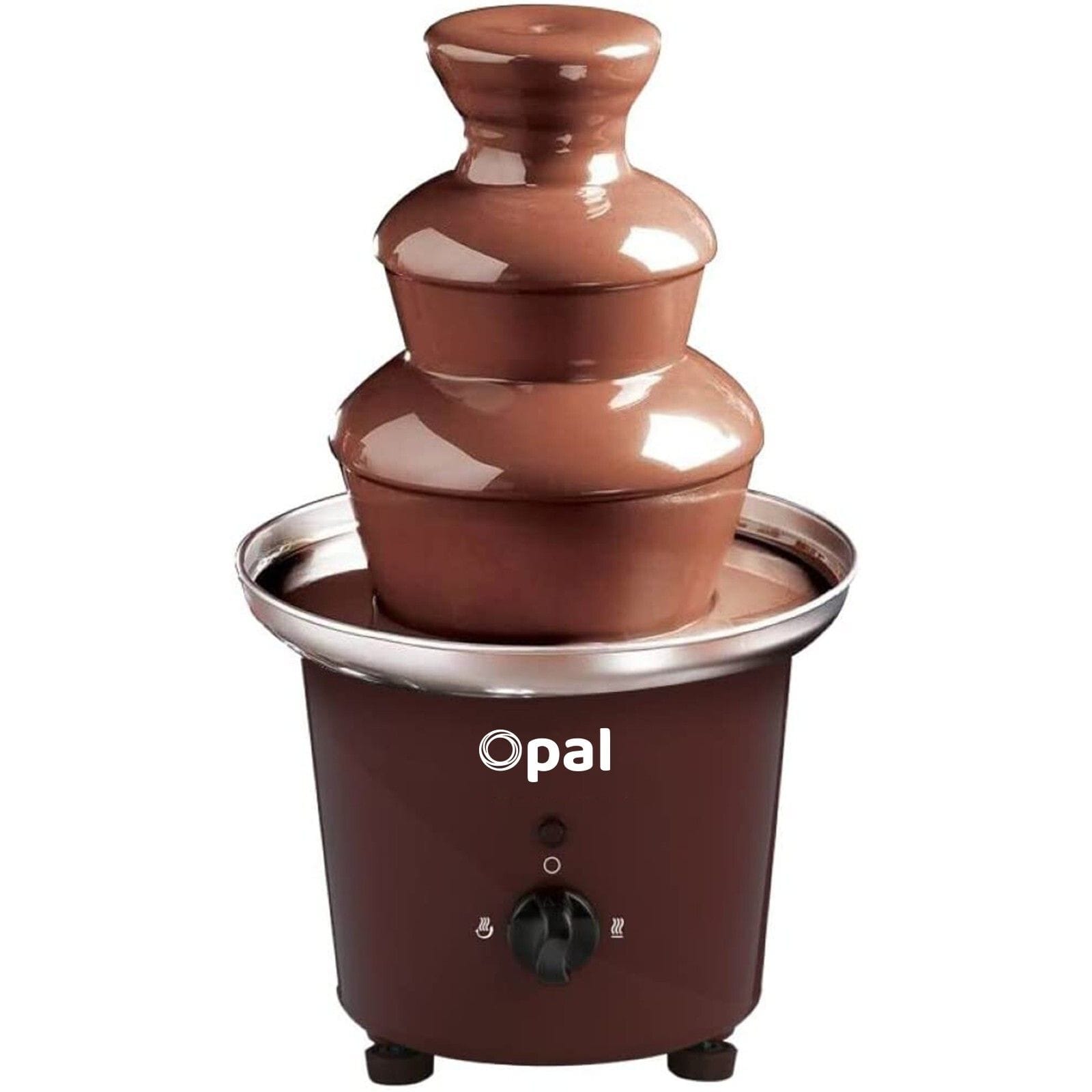 Electric Chocolate Fondue Fountain Stainless Steel 20x15x25cm