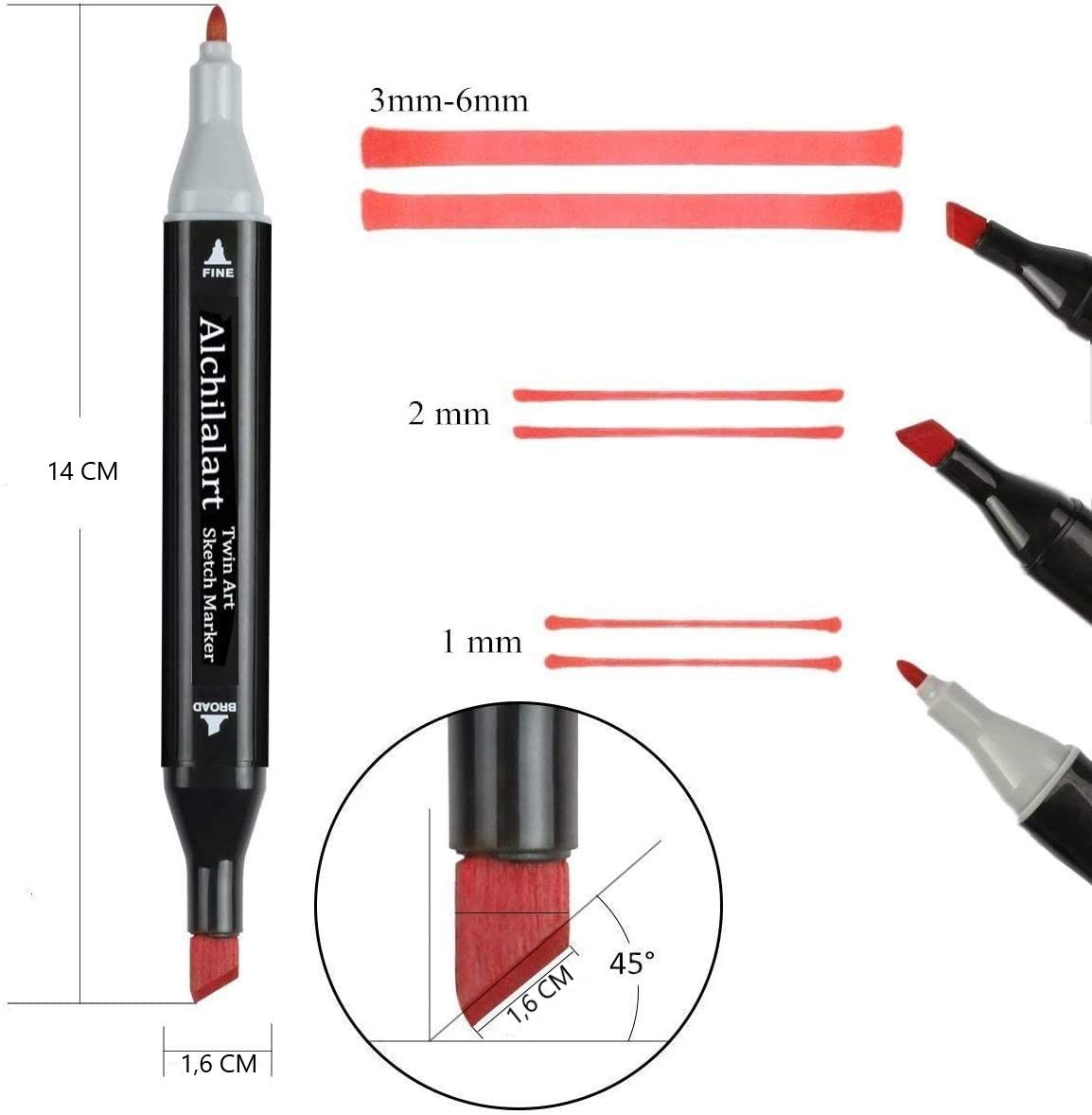 168 Colours Graffiti Pen Permanent Marker Pens Set For Adults And Children