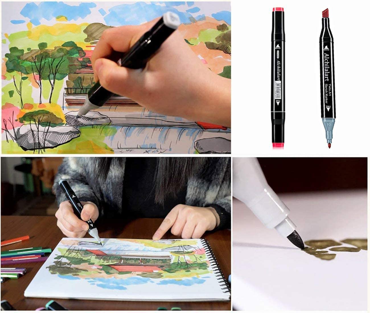 168 Colours Graffiti Pen Permanent Marker Pens Set For Adults And Children