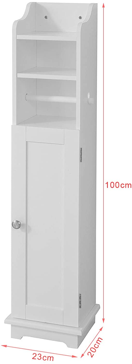 Bathroom Cabinets, Cupboards & Storage - Toilet Paper Holder With Storage, Freestanding Cabinet, Toilet Brus - photo 10