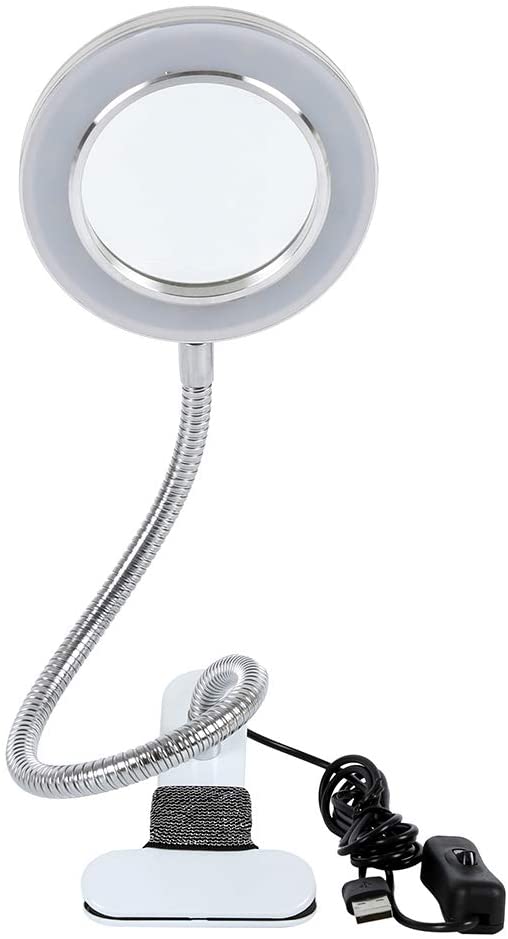 Led 8X Magnifying Lamp With Flexible Gooseneck, Pens & Pencils