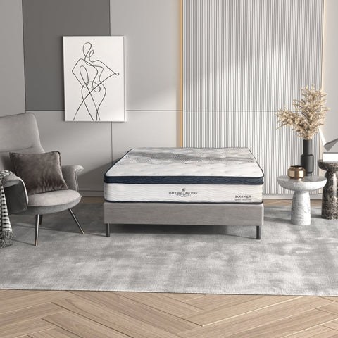 Simple Deals Luxury: D/Q/S Mattress with 7-Zone Pocket Spring and Memory Foam