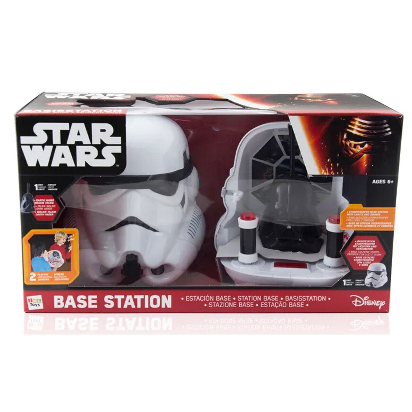 Star Wars Storm Trooper Darth Vader Base Station Light & Sound Talk 6+ with Toys