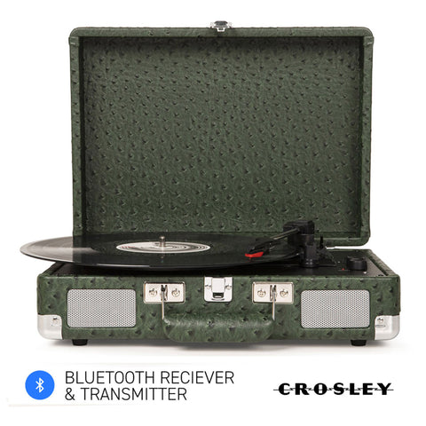 Cruiser Plus Bluetooth Turntable 3 Speed Ostrich Green