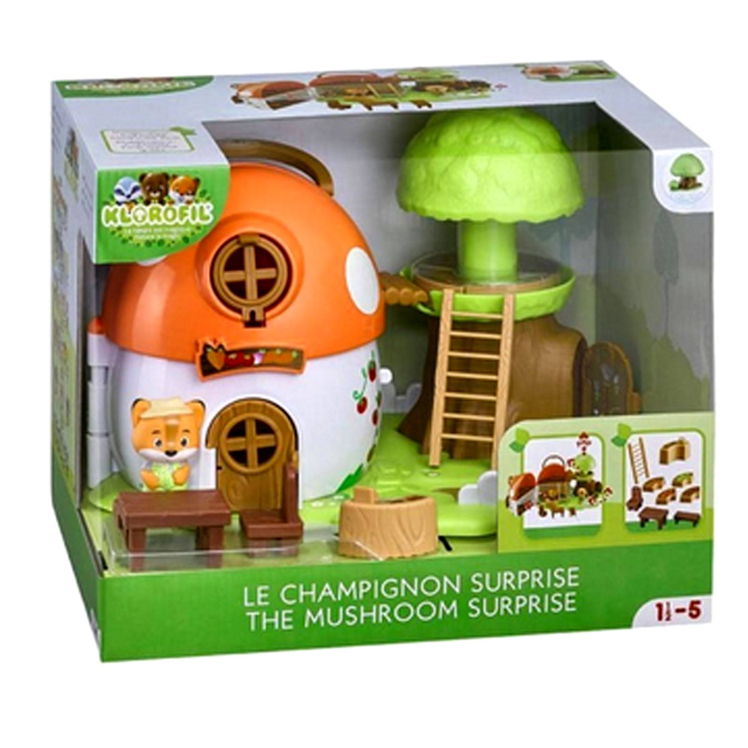 Toys - Klorofil The Mushroom Surprise Shop House With Figure