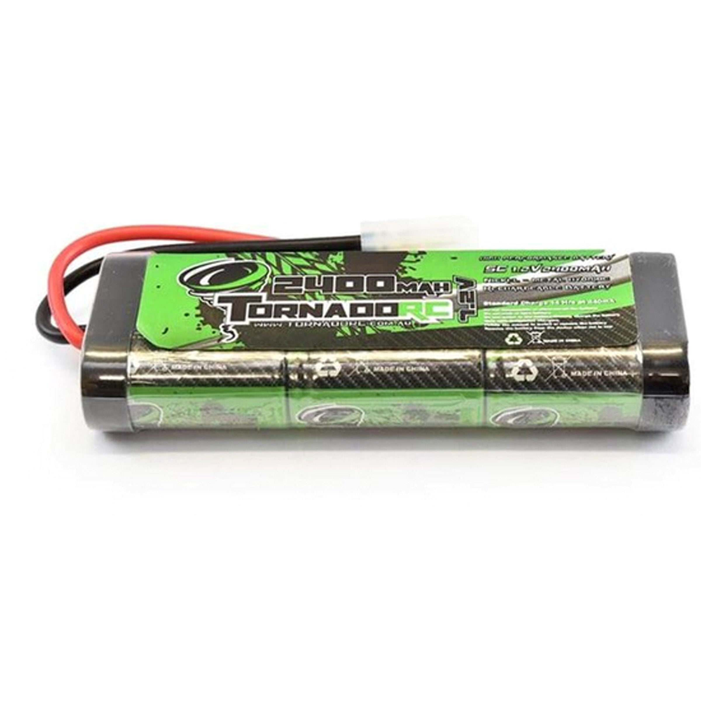 7.2V 2400Mah Stick Pack Battery For Rc Radio Control Car - Tornado Tamiya Connector
