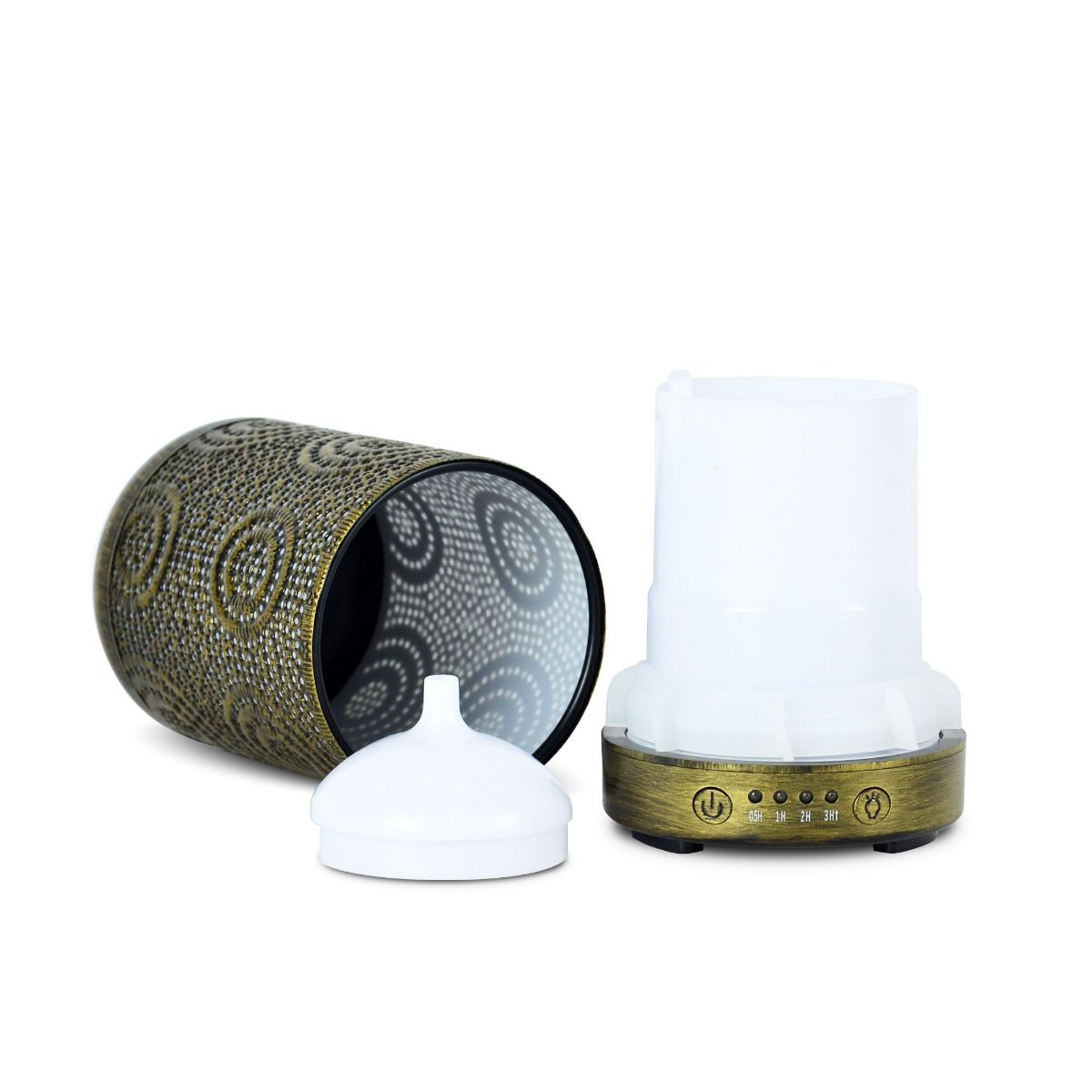 100ml Metal Essential Oil and Aroma Diffuser-Vintage Gold