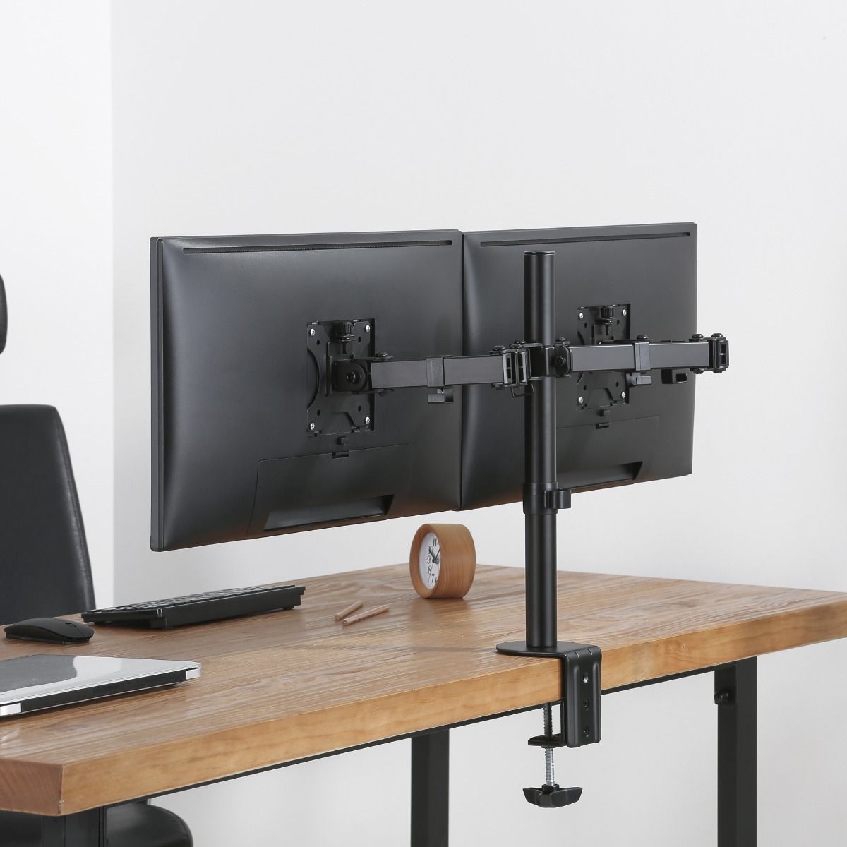 Seamless Flexibility: Discover the  Dual Monitor Screen Double Joint Monitor Arm