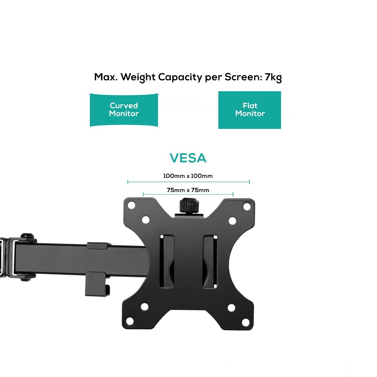 activiva Triple-Screen Articulating Monitor Arm | Computer Monitors & Accessories - photo 6