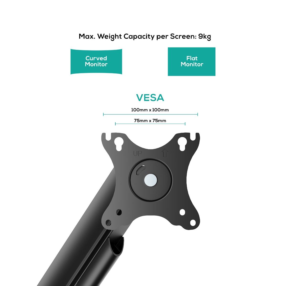 activiva Ergolife Single-Screen Gas Spring Monitor Arm, Computer Monitors & Accessories